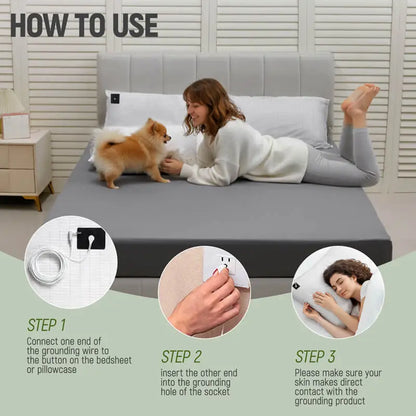 Earthedin™  Grounding Pillowcases